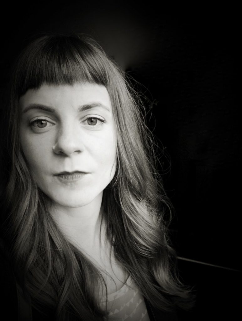 Black and white photo of NER poet Rosalie Moffett